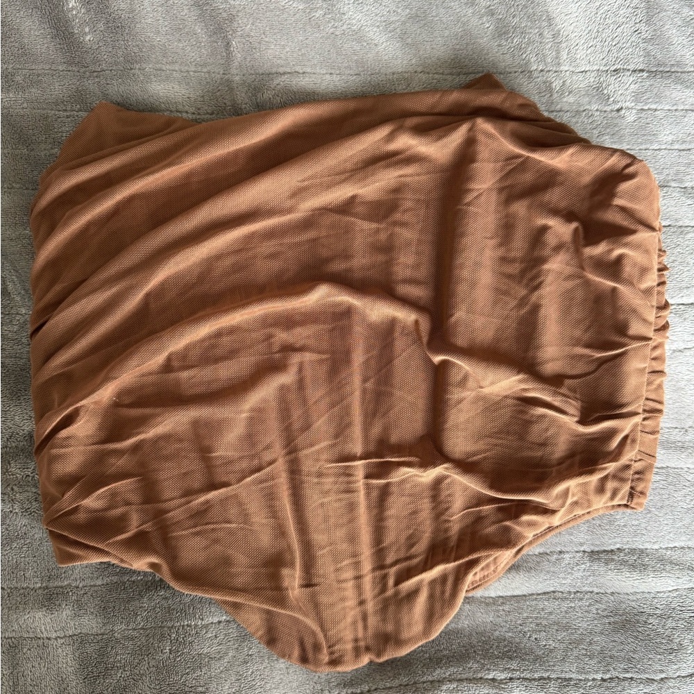 Brown Mesh Corset